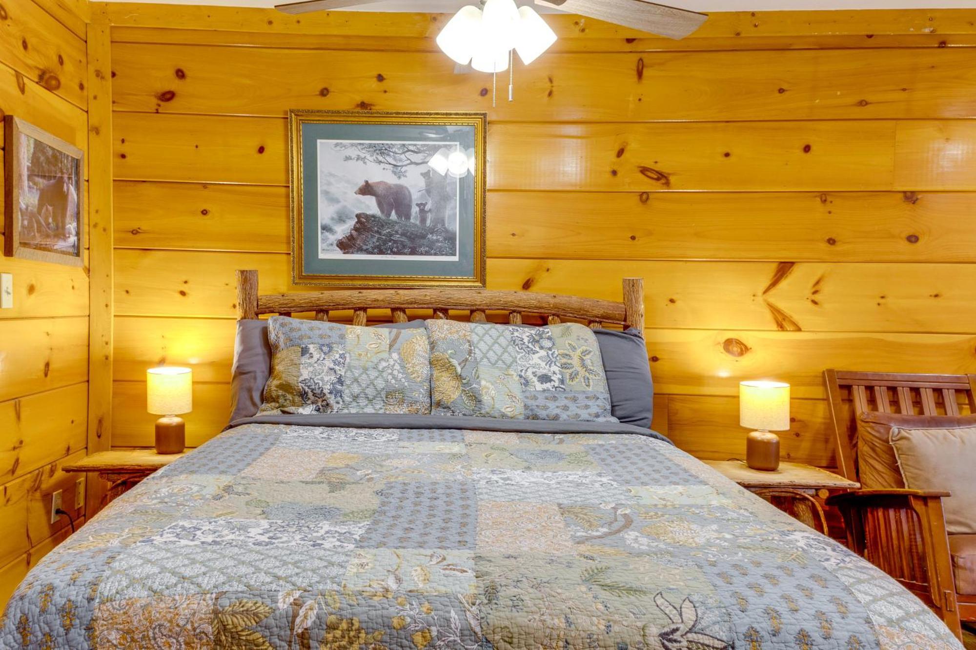 Pigeon Forge Resort Studio Cabin On Dollywood Ln! ภายนอก รูปภาพ