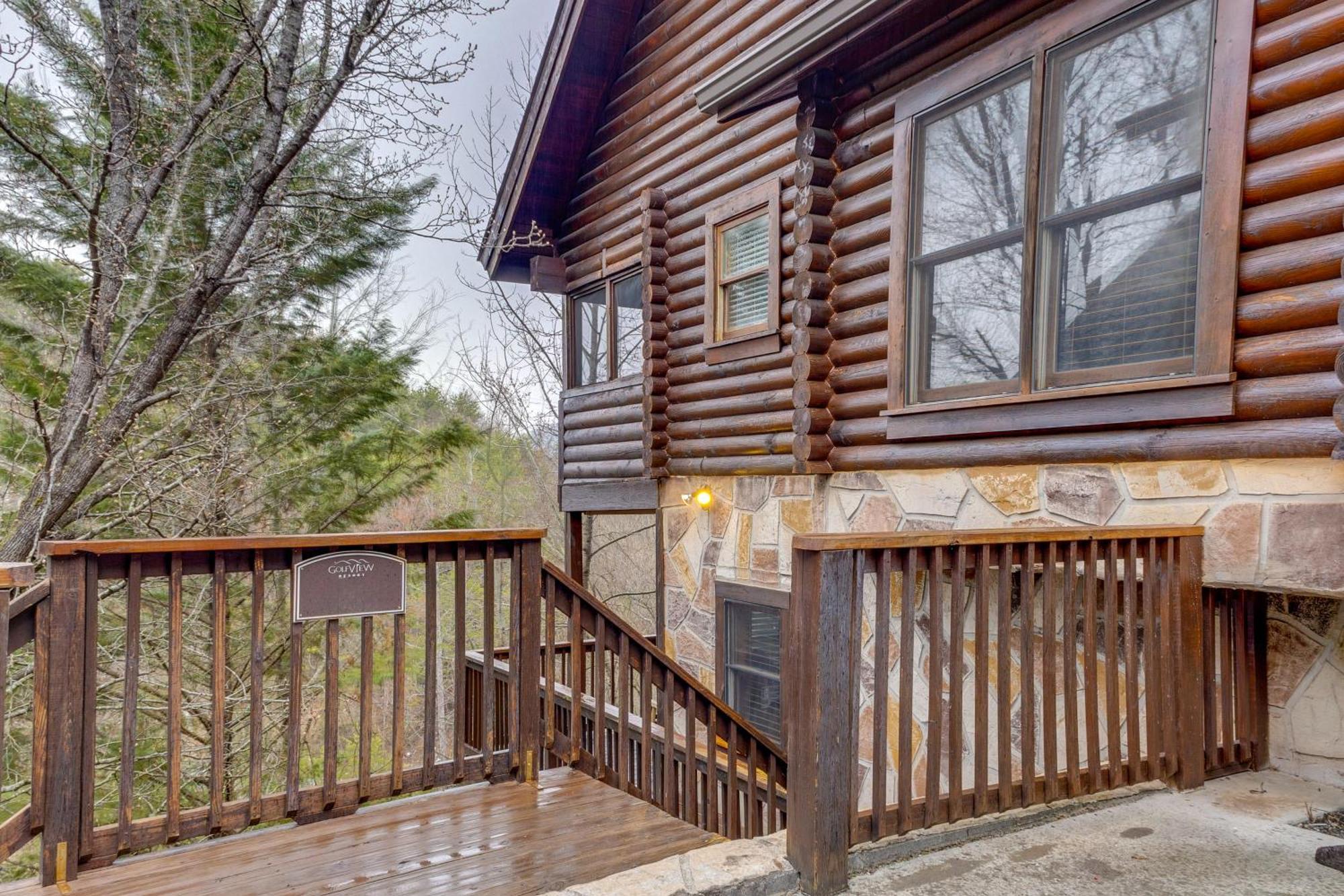 Pigeon Forge Resort Studio Cabin On Dollywood Ln! ภายนอก รูปภาพ