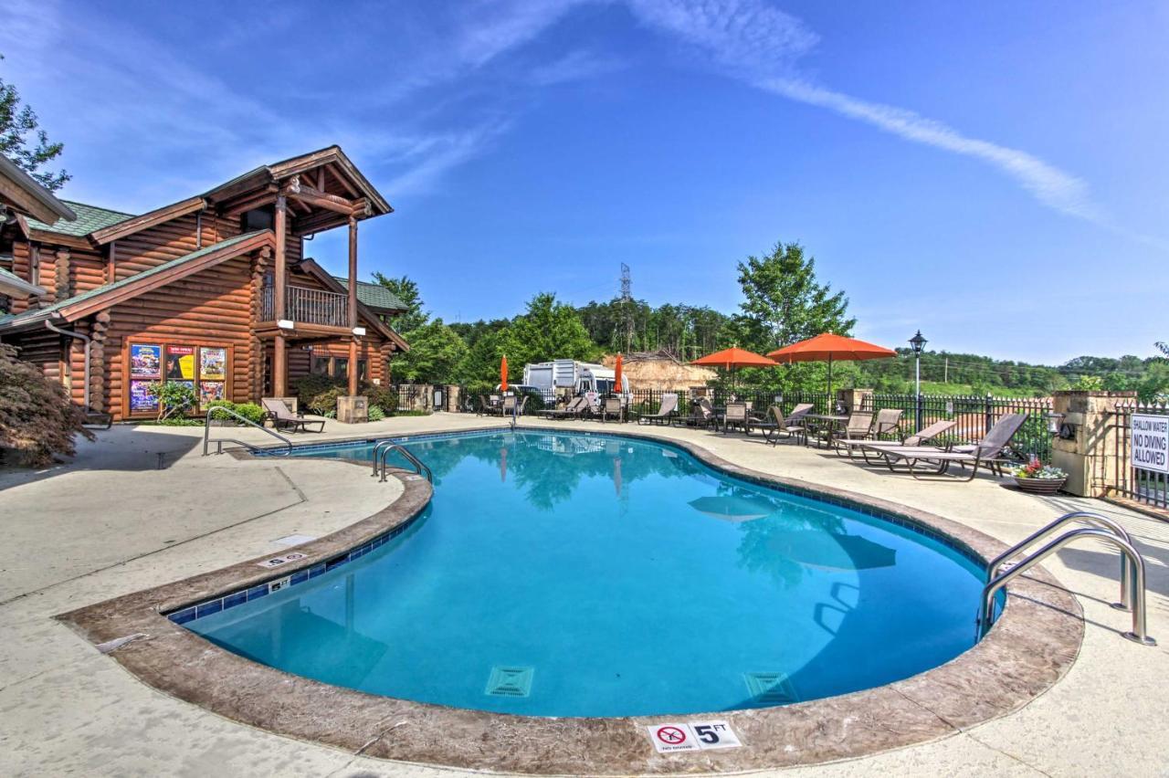 Pigeon Forge Resort Studio Cabin On Dollywood Ln! ภายนอก รูปภาพ